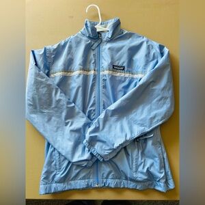 Patagonia Sky Blue Hooded Windbreaker